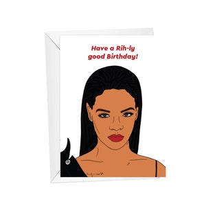Rihanna, Cumpleaños - Tarjeta de Felicitación