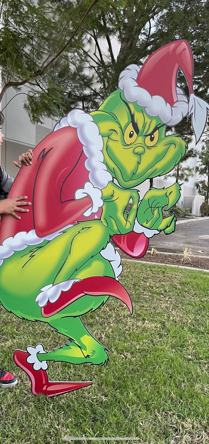 Grinch Stealing Christmas Lights Grinch Whoville Etsy