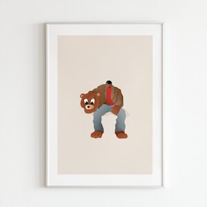 Kanye West Illustration Poster