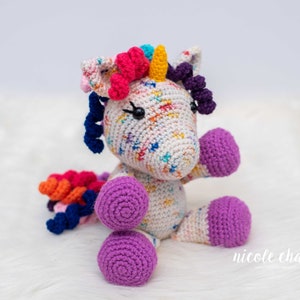 Unicorn Crochet Plush, Unicorn Stuffed Animal, Gift for Girls
