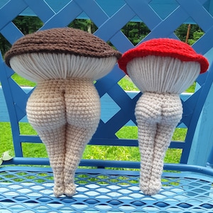 Amigurumi Butt-Shroom **PATTERN ONLY**