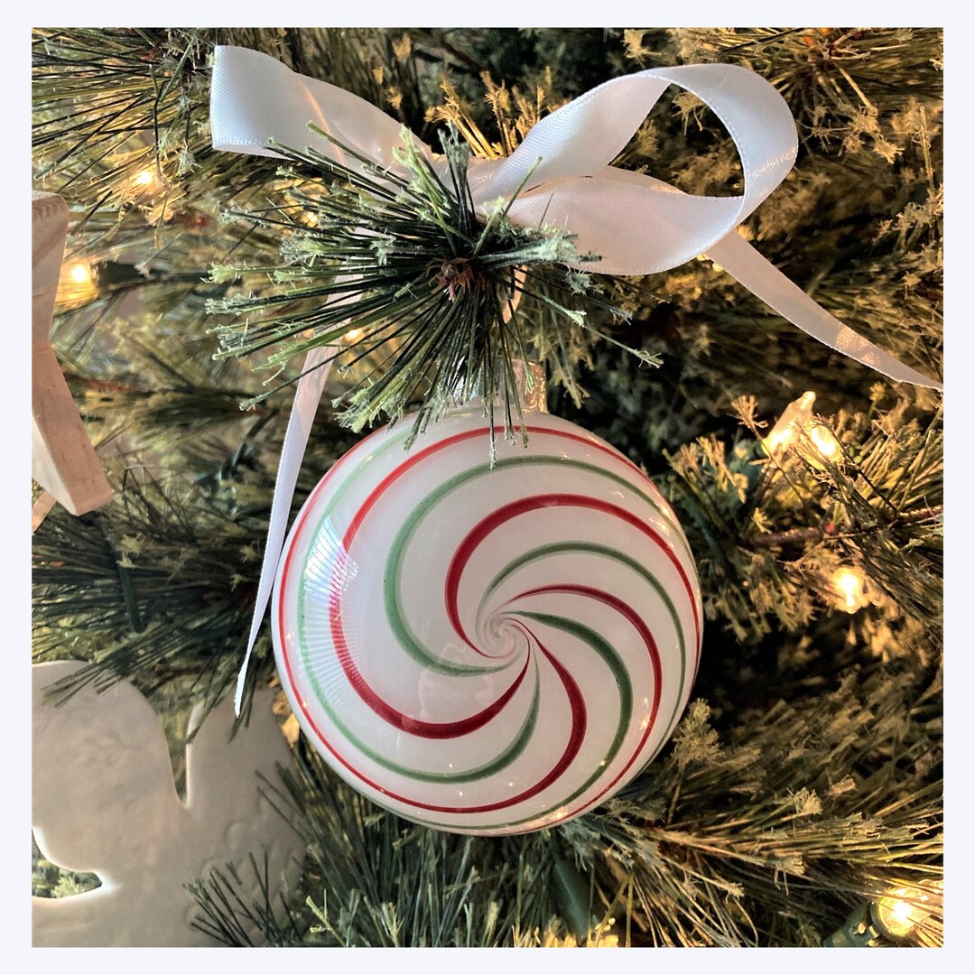 Handblown Christmas Ornament Handmade Oneofakind Etsy