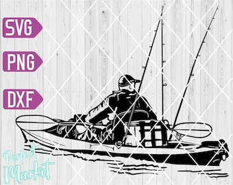 Download Kayak Fishing Svg Etsy