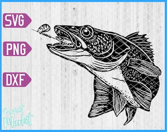 Download Walleye Cricut Etsy