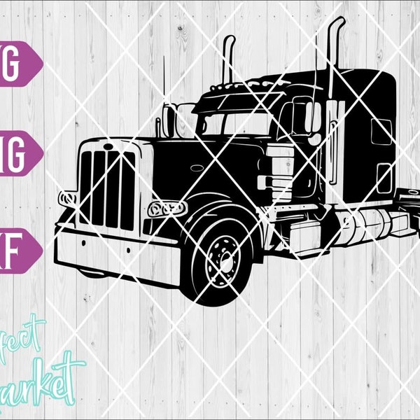 Big Truck Svg File, Semi Truck Svg,Truck Svg,Semi Truck Clipart,Truck Png ,Truck Driver Shirt,Semi Truck png ,Truck Cut File