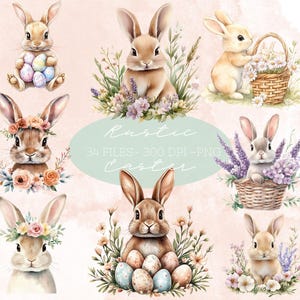 Imágenes prediseñadas de conejito lindo, imágenes prediseñadas de Pascua, imágenes prediseñadas de conejitos y flores silvestres, imágenes prediseñadas de conejito de Pascua, imágenes prediseñadas de flores silvestres, prado de flores silvestres, imágenes prediseñadas de primavera