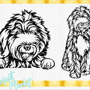 Labradoodle svg,Labradoodle cut files,dog svg cricut, cute Face Labradoodle svg,printable graphics cut file doodle breed,Labradoodle dxf,