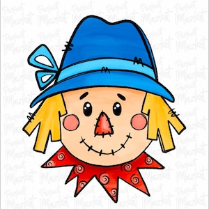 Scarecrow Sublimation PNG Design,Fall Digital,Pallet Scarecrow Png,Fall Png,Scarecrow  Face Png,Fall Digital Download