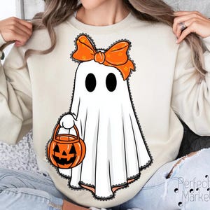 Coquete Fantasma de Renda PNG, Camisa de Halloween PNG, Sublimação Assustadora, Fantasma de Halloween PNG, Fantasma de Renda Feminino PNG, Temporada Assustadora PNG