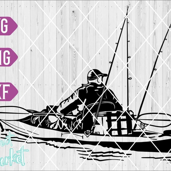 Kayak Fishing Svg File ,Kayak Fishing Shirt ,Fishing shirt ,Angling Shirt,Kayaking Svg ,Fishing svg, Fishing Cut Files,Fishing print