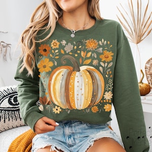 7 Bundle Glitter Boho Fall Floral Pumpkin, Fall Leaf Png, Glitter Pumpkin, Autumn Pumpkin Floral, Glitter Fall Png, Fall Flower Pumpkin