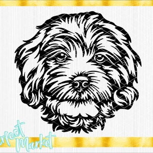 Cockapoo Dog SVG Cricut,cute Puppy Clipart,cockapoo Dog Clipart ...