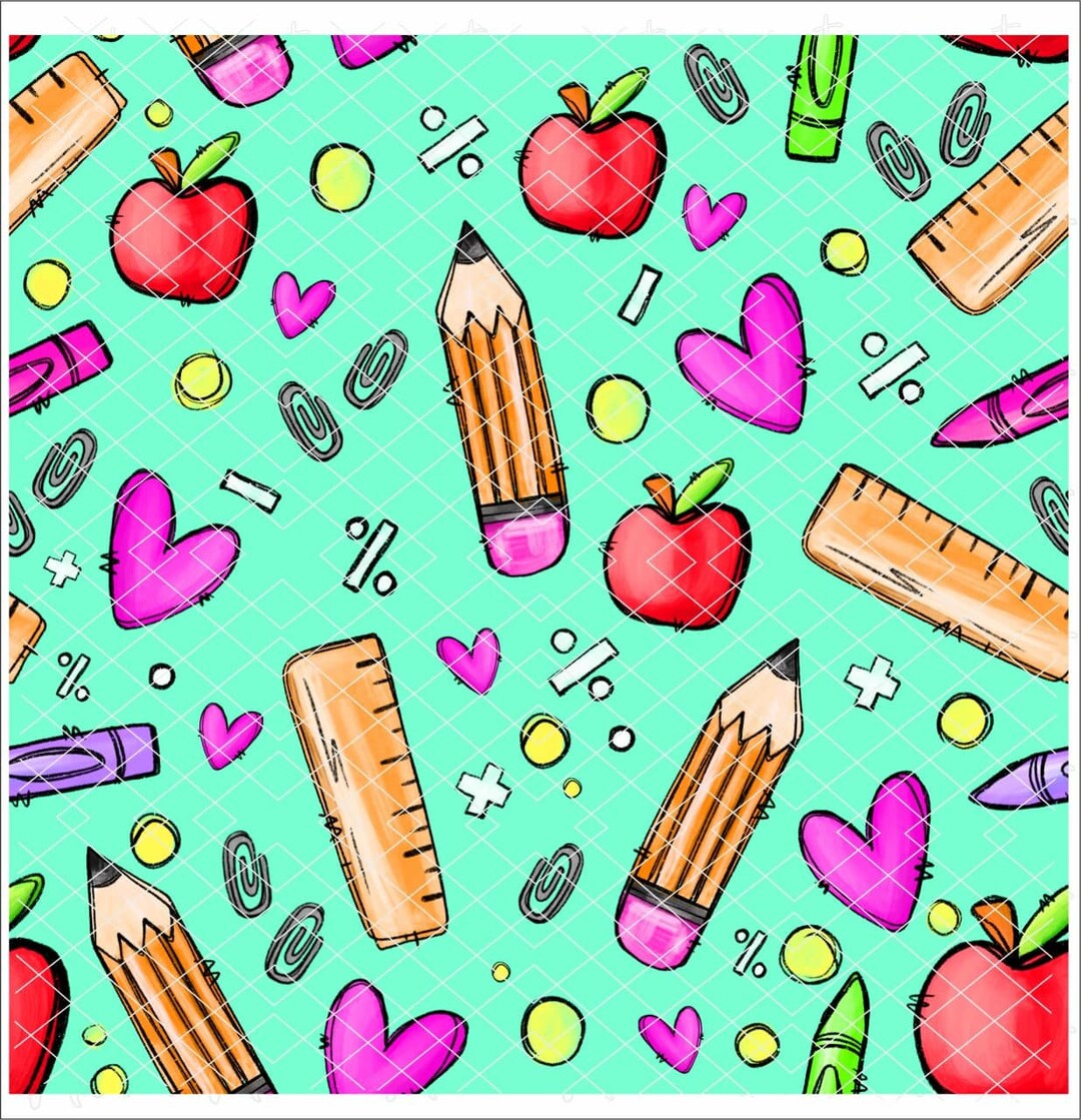 Teacher Seamless File Pattern Png,educator Png,school Png,back to