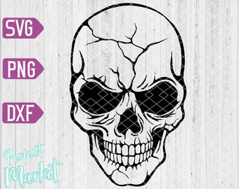 Skull svg file,Skull svg, Skull cut file,Skull Clipart, Sugar Skull Svg file, skull dxf,Skull vector,Skull shirt,Skull printable