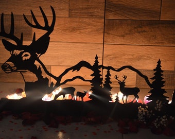 Decorative Giant Deer Candle Holder