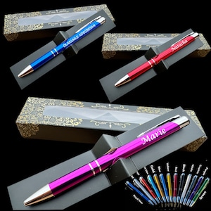 Custom Engraved Ballpoint Pen, Personalised Gift, cute pen, personalised pens, Gift for teacher Students engrave name logo any text