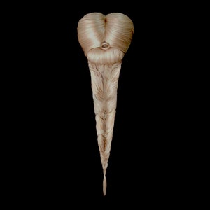 Screen Reproduction of Bram Stoker&#39;s Old Dracula full lace human hair wig movie prop.