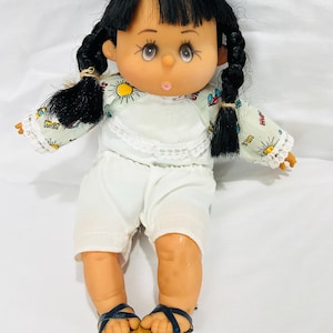 Vintage Girl Ethnic Folk Art Doll