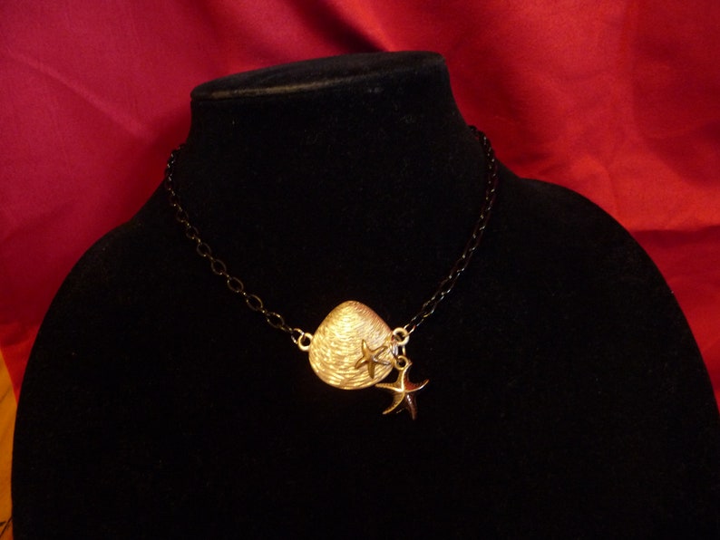 Sea Shell Starfish Choker Necklace