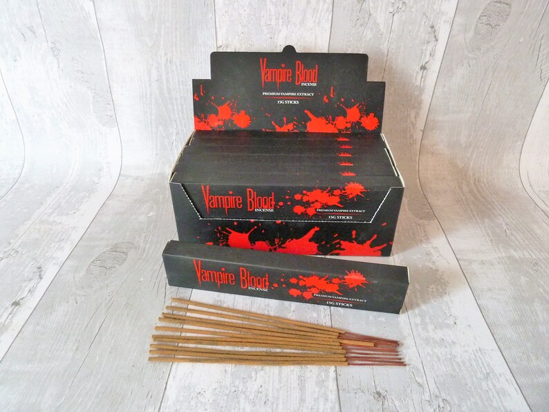 Nandita VAMPIRE BLOOD Natural Organic Incense Sticks Made in Etsy