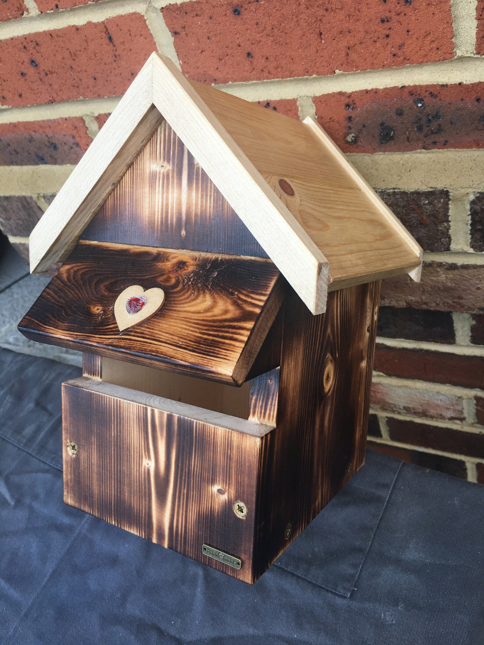 Robins Nesting Box Hand Made Etsy