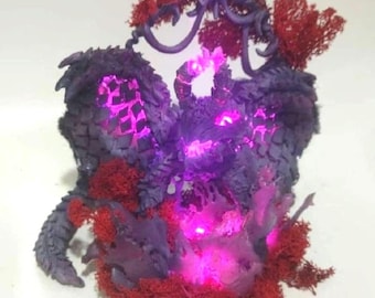Baby Gore Magala Monster Hunter - With Fantastic Decoration and LED Lights to Choose From, figurine