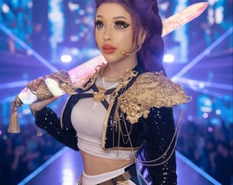 Rumi Sword Kpop Demon Hunters With Led Light To Choose, Rumi Sword Kpop Demon Hunters With Led Light To Choose, Handmade prop