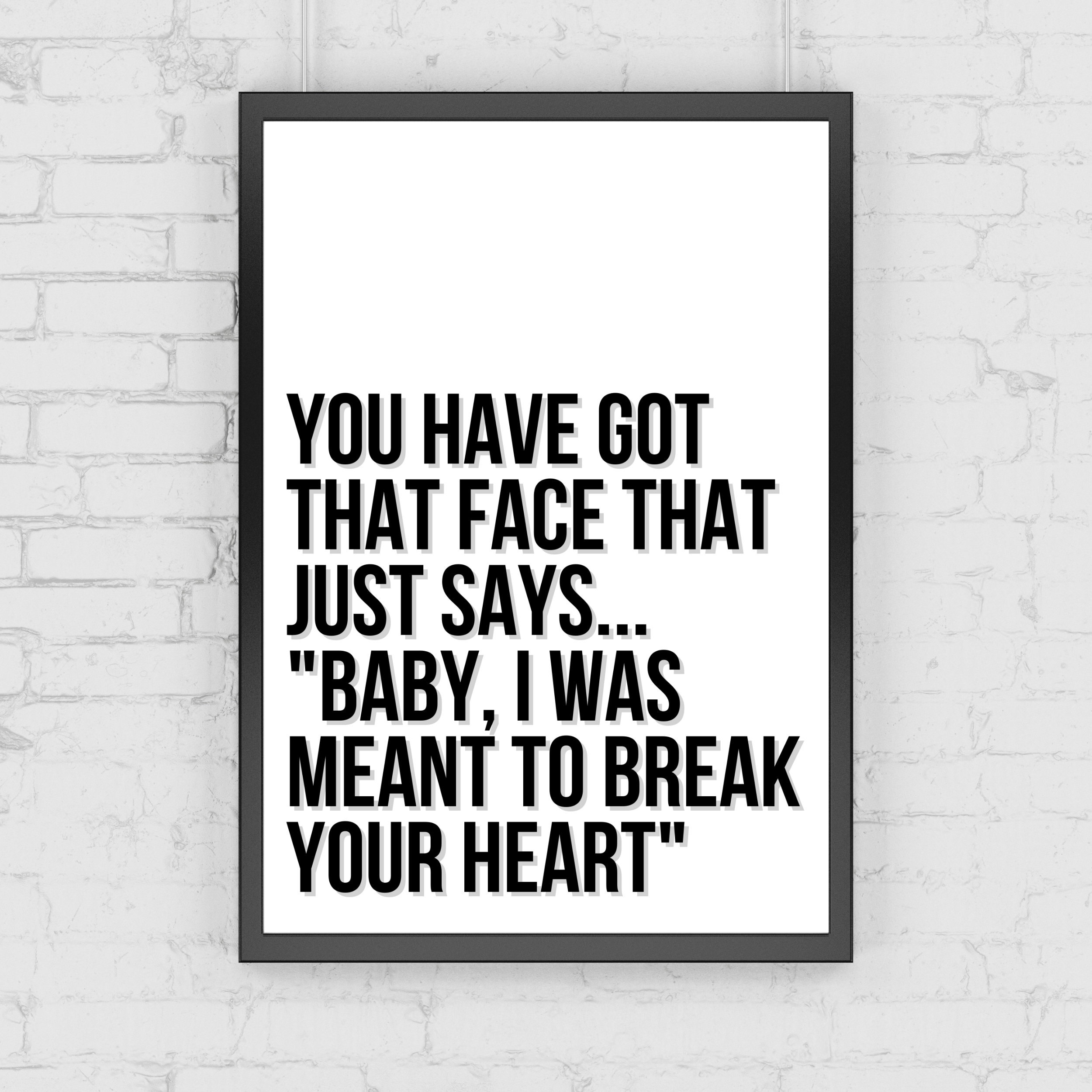 Arctic Monkeys Quote Print Band Lyric Poster Art Typography | Etsy