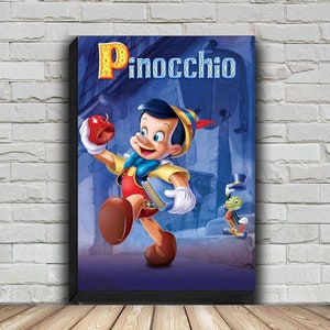 Pinocchio Movie Poster, HD Wall Art Canvas Painting For Home Decor