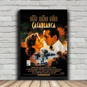 Casablanca Movie Poster, HD Wall Art Canvas Painting For Home Decor