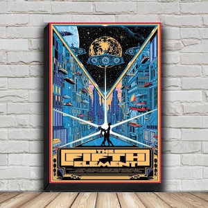 The Fifth Element Movie Poster, HD Wall Art Canvas Painting For Home Decor