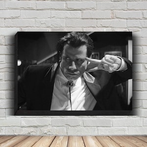 Pulp Fiction Movie Poster, HD Wall Art Canvas Painting For Home Decor, No Frame