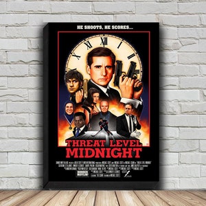Poster del film Threat Level Midnight, dipinto su tela HD per la decorazione della casa