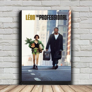 Leon the Professional Movie Poster, HD Wall Art Canvas Painting For Home Decor, No Frame