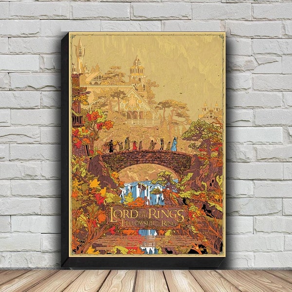 Movie Poster, Fellowship Wall Art, Canvas Print For Home Decor