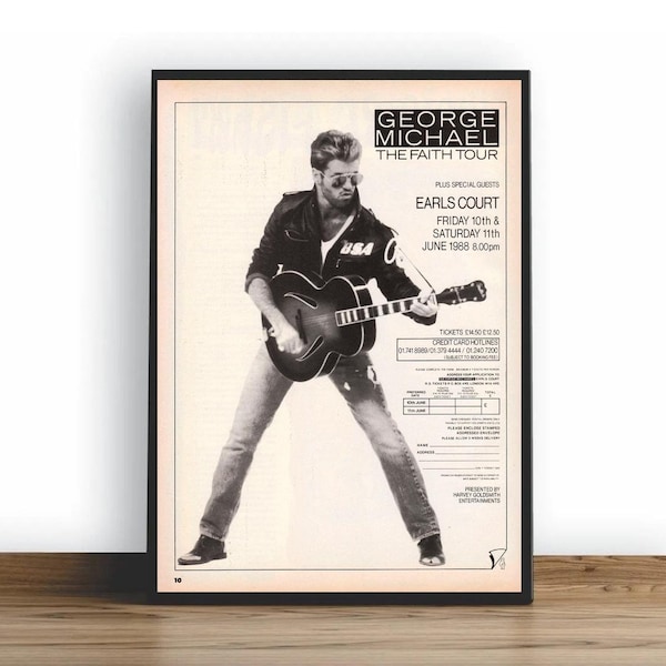 George Michael Invitation George Michael - Etsy