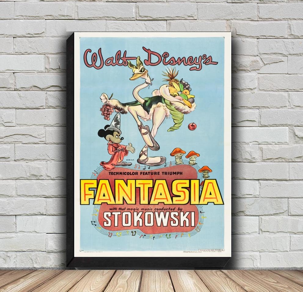 1940 fantasia poster - Etsy 日本
