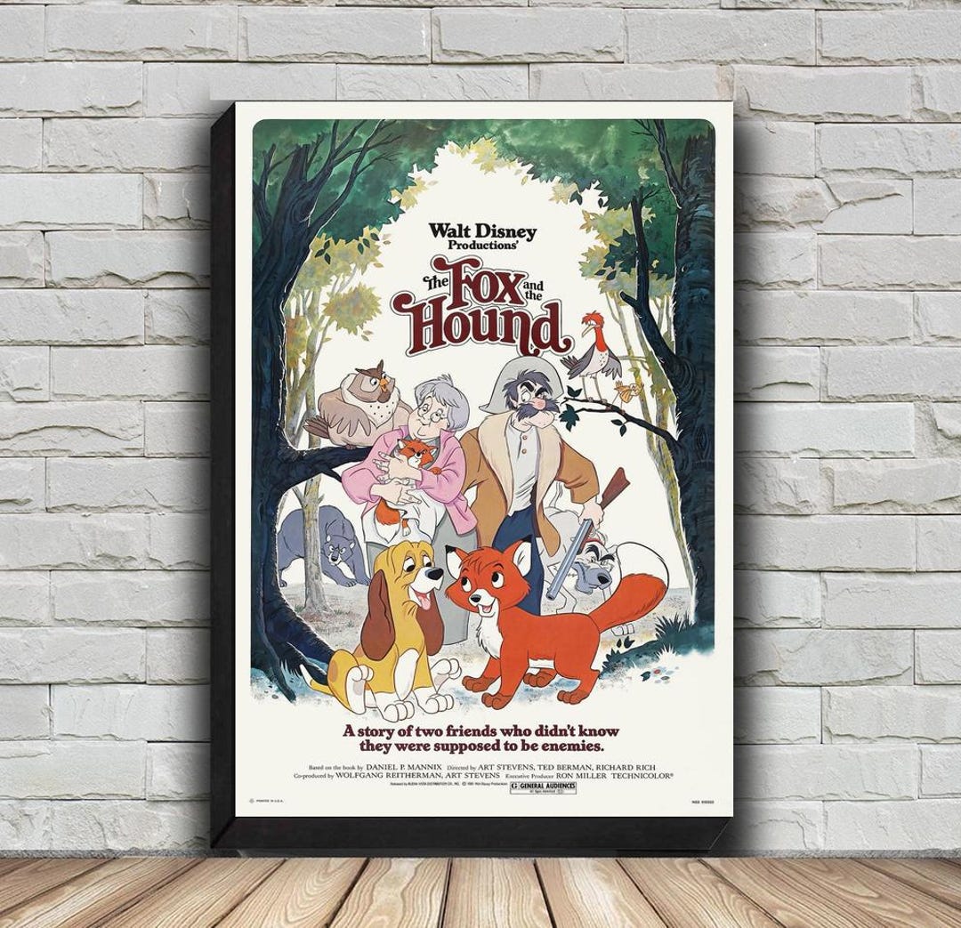 “The Fox And The Hound” Original British Quad Poster - Movie Poster