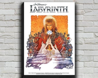 Labyrinth Movie Poster, HD Wall Art Canvas Painting For Home Decor, No Frame