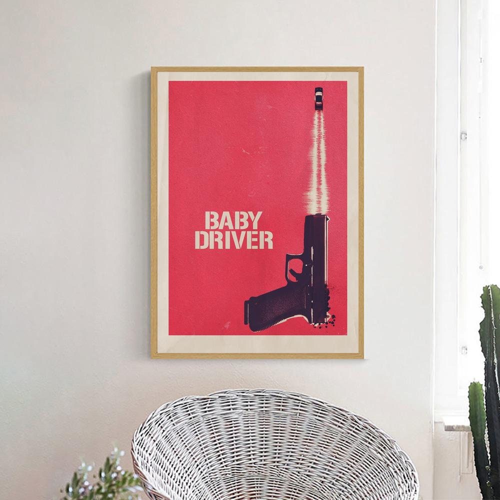 Baby Driver Movie Poster, HD Wall Art Canvas Painting for Home Decor - Etsy