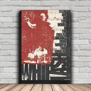 Poster del film Colpo di frusta, dipinto su tela HD Wall Art per la decorazione domestica, senza cornice