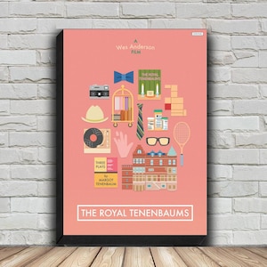 The Royal Tenenbaums Movie Poster, HD Wall Art Canvas Painting For Home Decor