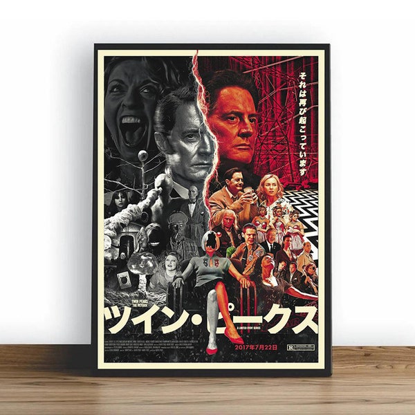 Affiche du film Twin Peaks Fire Walk With Me, toile art mural HD pour décoration intérieure, sans cadre