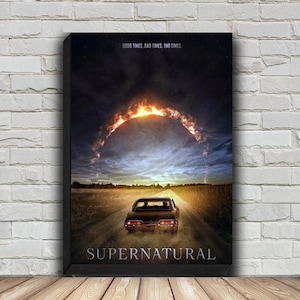 Supernatural Movie Poster, HD Wall Art Canvas Painting For Home Decor
