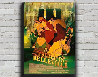 ベルヴィル・ランデブー 2003年映画ポスター Les triplettes de 