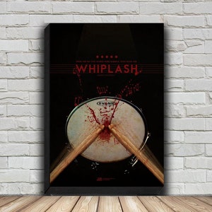 Poster del film Whiplash, dipinto su tela HD per la decorazione della casa