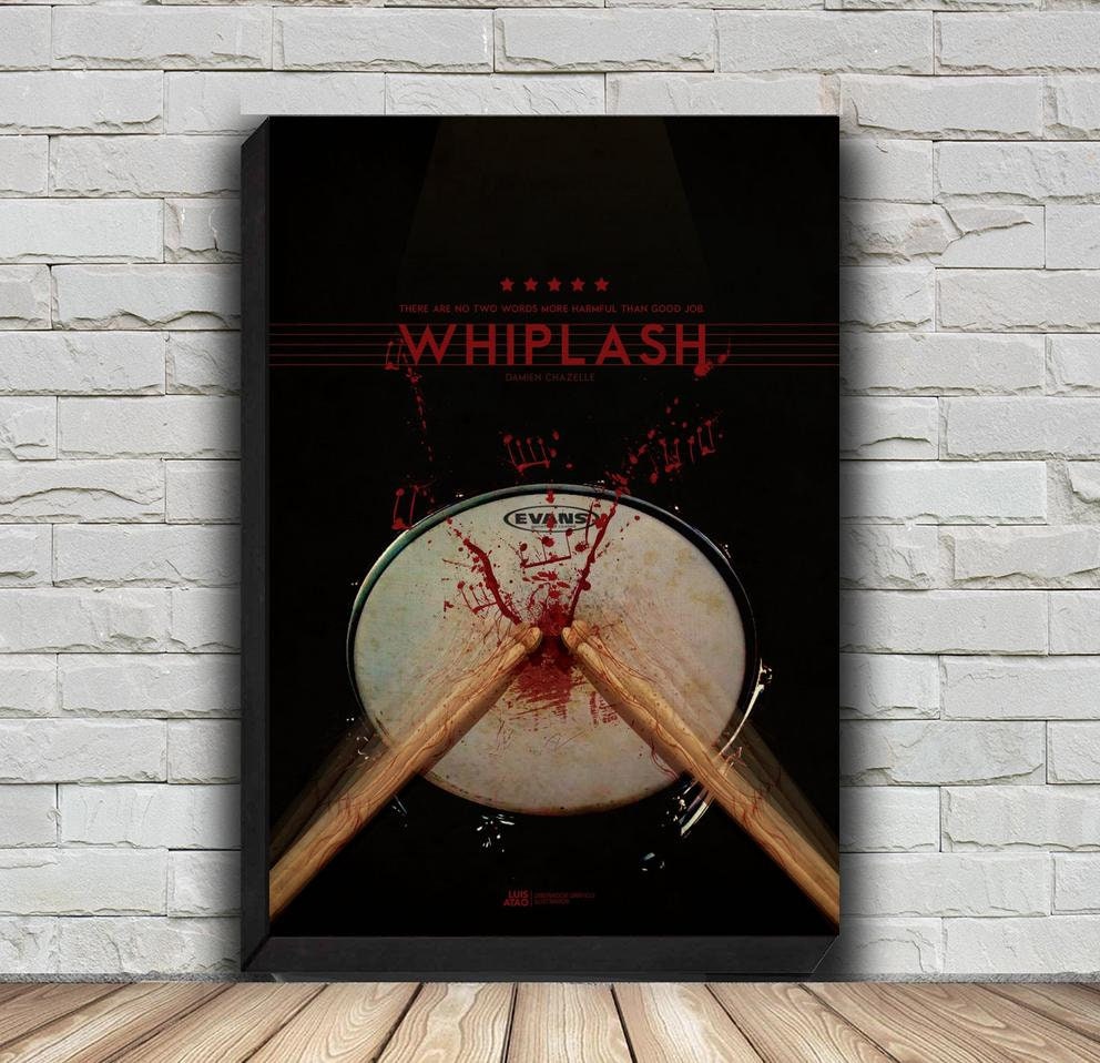 Whiplash Movie Poster HD Wall Art Canvas Painting for Home Decor Etsy