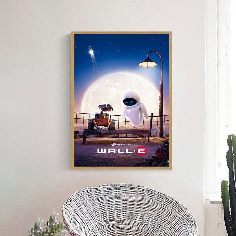 Wall E Movie Poster HD Wall Art Canvas Painting For Home Decor Etsy
