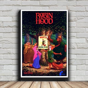 Robin Hood Movie Poster, HD Wall Art Canvas Painting For Home Decor