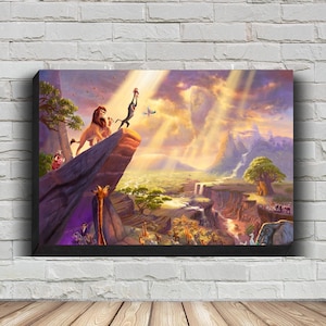 The Lion King Movie Poster, HD Wall Art Canvas Painting For Home Decor